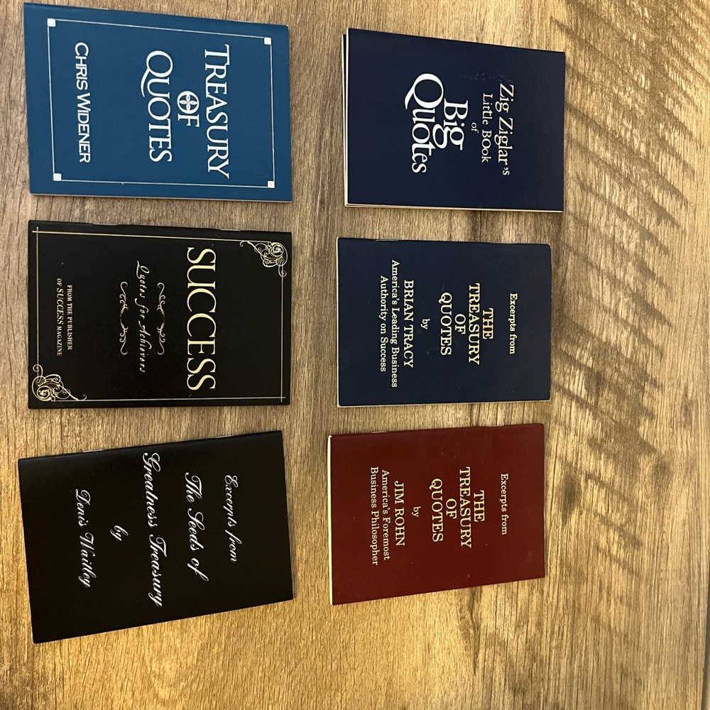 Collection of Inspirational Quote Books